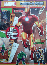 NEW JUMBO MARVEL create A Scene Sticker Activity Pad 225 stickers 16 scenes