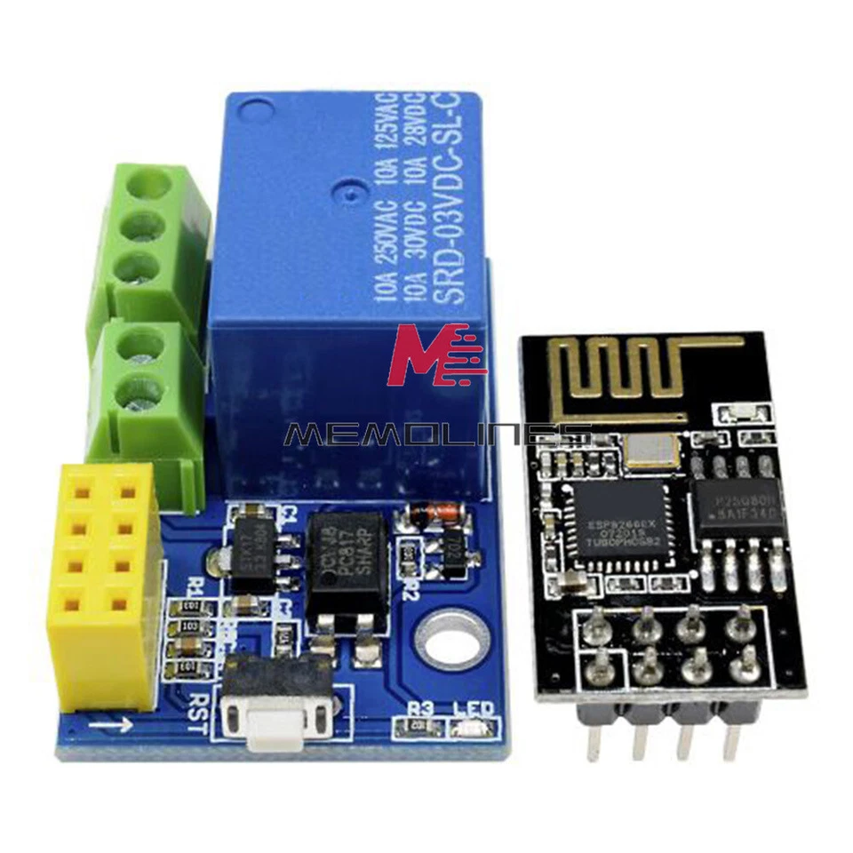ESP8266 DC 5V WiFi Relay Module ESP ESP-01S Remote Control Switch For Arduino - Image 4 of 4