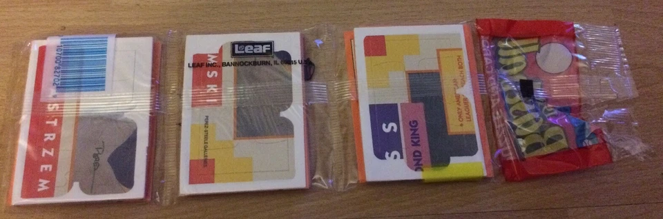 1990 Card Rack Pack Checklist Jeff Montgomery Royals Paul Molitor Brewers HOF - Image 2 of 2