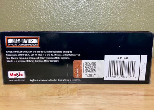 Harley Davidson 2004 FXSTDSE CVO Maisto HD Custom Series 37 modelo 1:18 nuevo en paquete 2022 - Imagen 8 de 9
