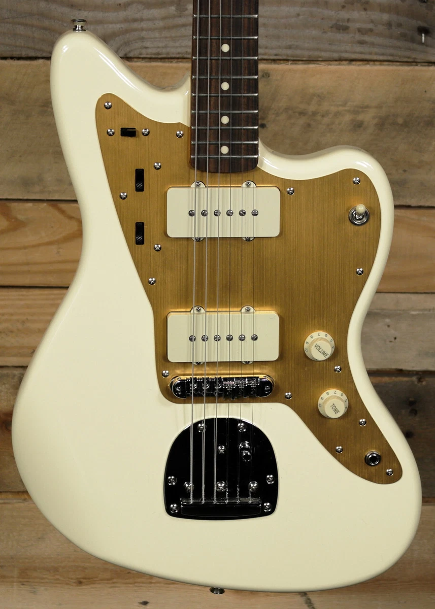 Squier J Mascis Jazzmaster Electric Guitar Vintage White w Gigbag