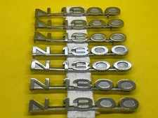 Datsun 520 521 65-72 Pickup 1300 Nameplate Half Emblems Lot of 7 for Parts Only