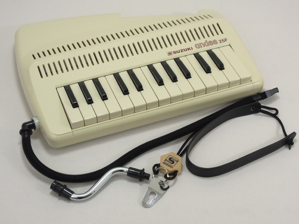 Suzuki Andes 25F Melodica Melodion Keyboard Recorder 25 key Ivory eBay