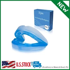 ZQuiet, Anti-Snoring Mouthpiece, Comfort Size #1, Single Refill, Blue, Made in U