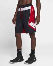 Nike Vintage Rare Glanz Retro Soccer Basketball Shorts Throwback Black M