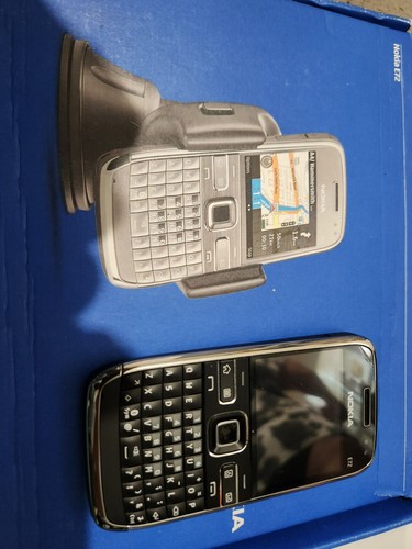 Rare Nokia E72 - Black Navy Smartphone 1h Life Timer Only VINTAGE COLLECTORS - Picture 6 of 6