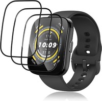 3X 3D Schutzglas FüR Amazfit Bip 5 Hartglas Display Full Screen Curved