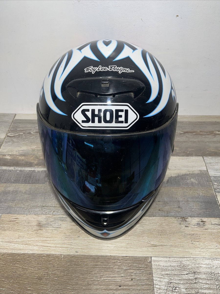 Shoei Troy Lee Designs W-1 Motorcycle Helmet HOT WHEELS Extra