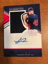 Jon Olsen Team USA 2018 Panini Stars & Stripes - Jersey & Auto 98/199 - Twins