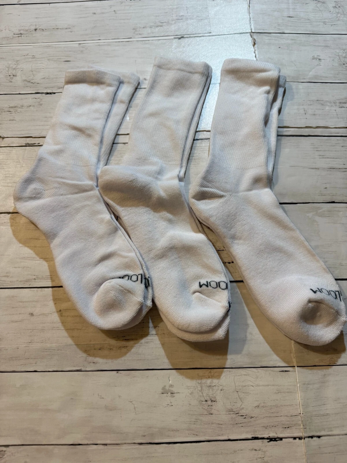 Fruit Of The Loom Everyday Cushion Men's Beige Full Toe Soft Crew Socks Sz. 6-12