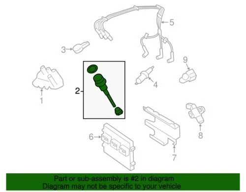 Genuine Ford 2005-2008 F-150 Camshaft Synchronizer Sensor F6TZ-12A362-CB - Image 2 of 2