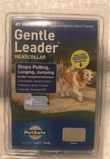 PetSafe Gentle Leader Head Collar with Training DVD, SMALL UP TO 25 LBS., FAWN