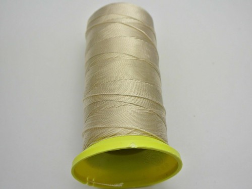 One Spool corda filo perline in nylon beige 210D/12,9,6,3 taglia a scelta - Foto 2 di 6