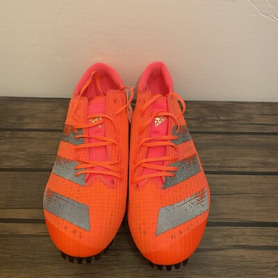 Adidas Adizero Finesse Signal Pink Track Spike Shoes Mens Sz 12.5