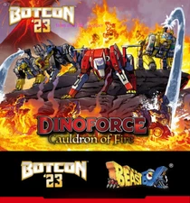52toys Megabox Beastbox 2023 Botcon Dinoforce Cauldron Of Fire Limited Edition