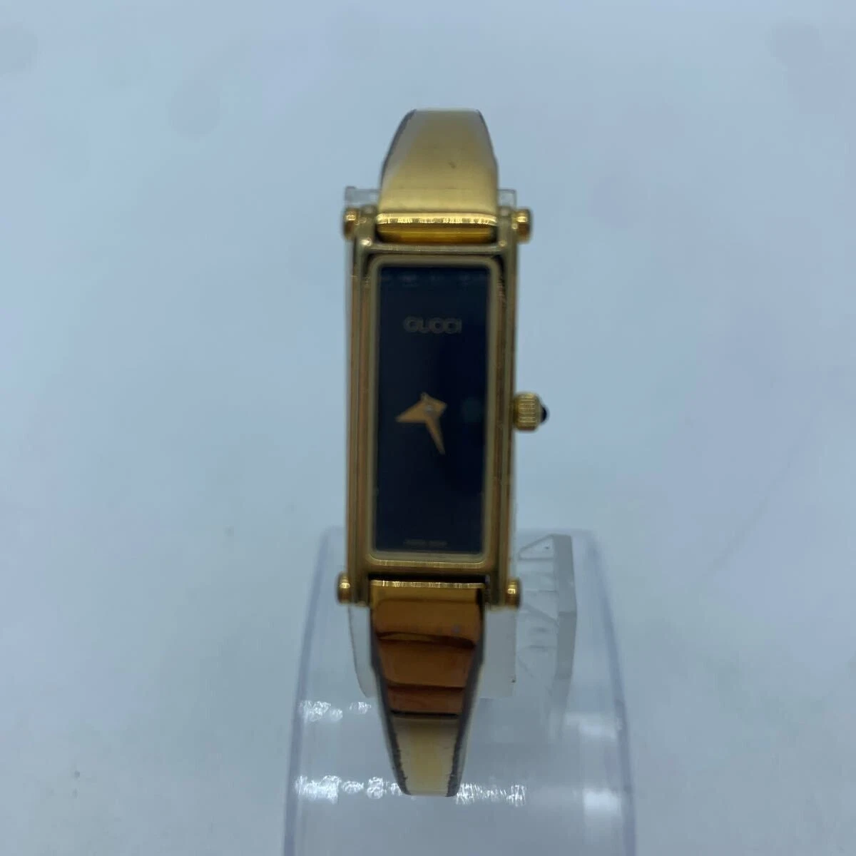Orologio Donna Gucci Tono Oro Quadrante Nero 1500 Bracciale