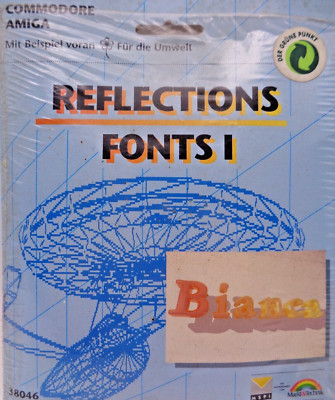 COMMODORE AMIGA -- REFLECTIONS FONTS I (MSPI/MARKET & TECHNOLOGY)