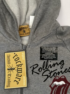 Rolling Stones Girl's/Juniors L Hoodie 2-Sd Hoodie Nw