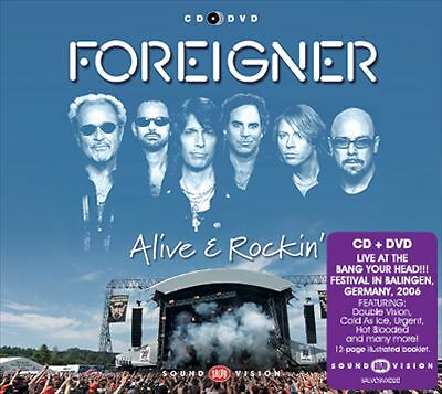 FOREIGNER - ALIVE & ROCKIN' (CD + DVD) NEW SEALED