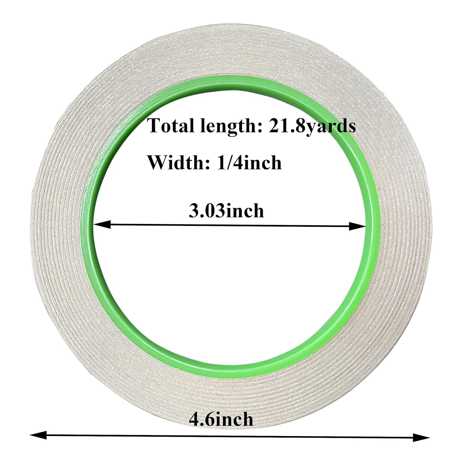 2PCS Copper Tape with Dual Side Conductive Adhesive, Copper Foil Tape, Copper...