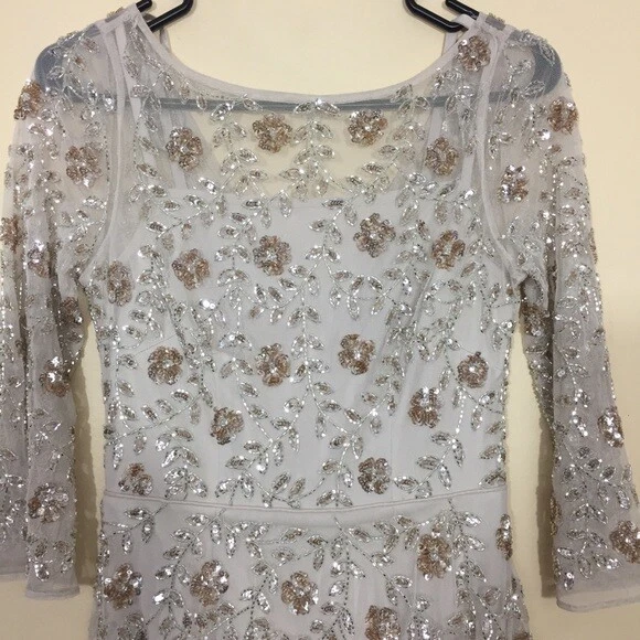 Vestido Aidan Mattox Sun Valley Talla 0 Foto 4 de 4