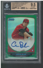 2013 Bowman Chrome Autographs Green Refractors #AB Aaron Blair/75 -BGS GemMt 9.5