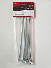 CAMPING TENT PEGS GALVANISED METAL STEEL GROUND STAKES GAZEBO TARPAULIN 7" or 9"