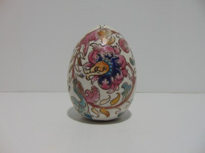 Porcelain Floral Easter Decorative Egg