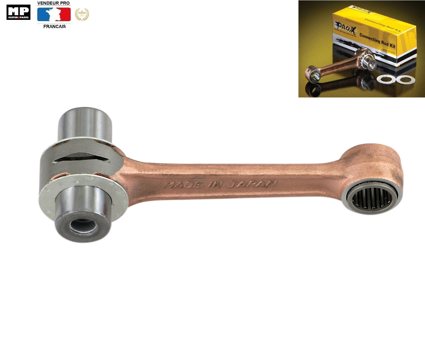 Kit bielle Prox pour Yamaha RT2 360 de 1972 à 1976 bielle en acier forgé