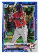 2021 Bowman Chrome Sapphire Rookie Parallels Draft Prospects Blue Ice Low Ship!