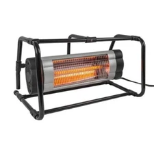 Hiland HIL-PHB-1500 Electric Heater with Ground Cage, 1500 Watts, Black