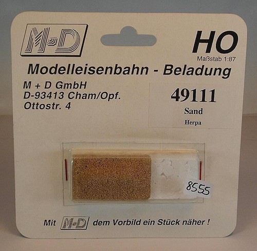 M+D GmbH escala H0 1/87 n.º 49111 arena Herpa carga embalaje original #8555 | Zustand: Gebraucht