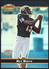 2000 Bowman's Best DEZ WHITE RC Rookie Card #0624/1499. rookie card picture