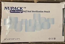 Maytex 600pcs 10" x 16" Large Self-Sealing Sterilization Pouch, (3 Boxes)