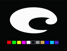 COSTA "C" Logo Vinyl Die Cut Decal Sticker