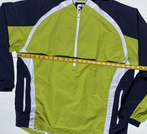 FootJoy Jacket Mens XL Windbreaker 1/2 Zip Pullover Nylon Shell - Picture 3 of 5