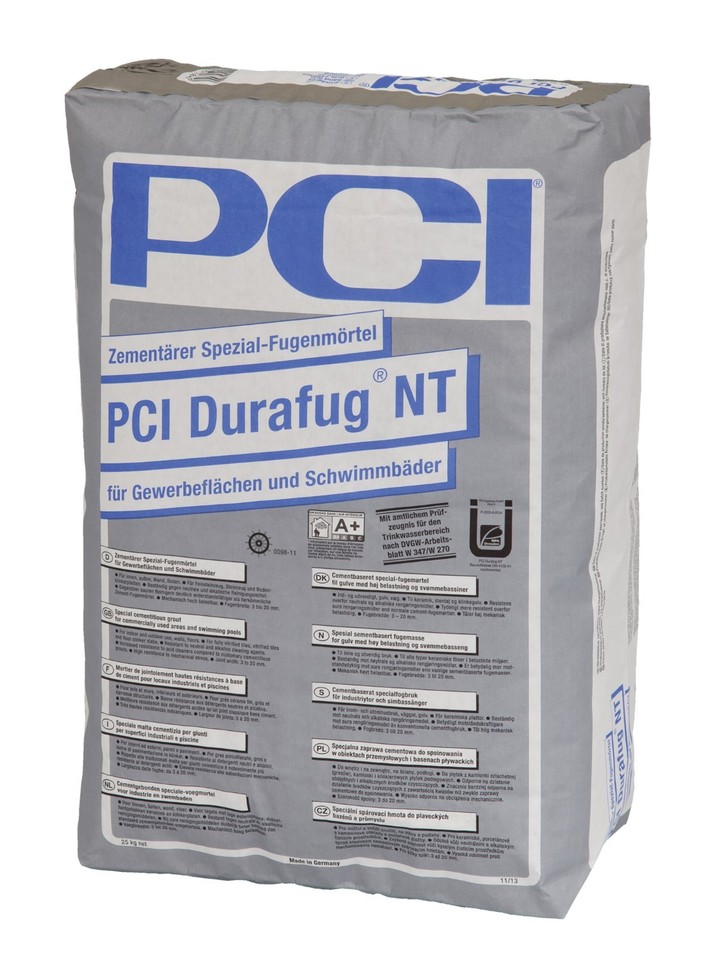 PCI Durafug NT 25 KG Mortero Especial De Juntas De Cemento Para Piscinas