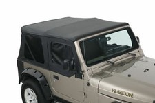 King 4wd Replacement Soft Top With Upper Doors Jeep Wrangler Tj 97-06 14010135