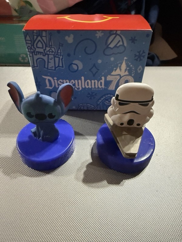 McDonald’s Disneyland 70th Anniversary Happy Meal Toy #06 Stitch & StormTrooper