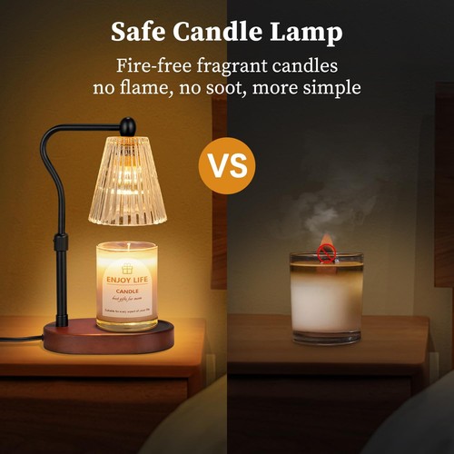 Kerzenwärmer Lampe mit Timer Dimmer höhenverstellbar, Muttertagsgeschenke, Elektro - Bild 6 von 11