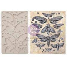Finnabair Moulds - Nocturnal Insects, 5" x 8" x 8mm, for Resin and Clay Crafts