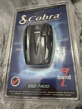 Cobra ESD7400 Performance Radar/Laser Detector with Ultra Bright Data Display,