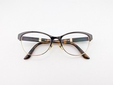 Versace Eyeglasses Frames Only, MOD. 1233-Q 1344, 53-17-140, Brown, Italy