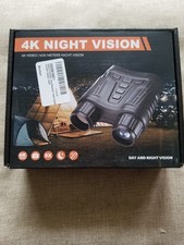 4K Night Vision Goggle Binoculars Infrared Night Vision in 100 Darkness, 8x 3.2