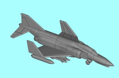 GAGA 1/540 US NAVY F-4 Phantom II for aircraft carrier 3D Print (6 sets) Folded