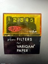 DuPont Set 5-A Plastic Filters for Varigam Paper Photographic Filter Guide
