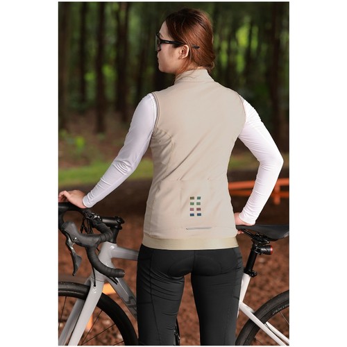 Women's Winter Thermal Fleece Cycling Vest Slim Fit Sleeveless Windproof Jacket - Picture 10 of 20