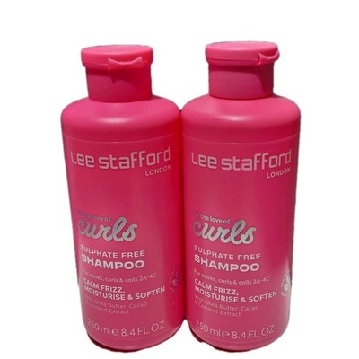 2 x Lee Stafford For The Love Of Curls Sulfate Free Shampoo 500ml