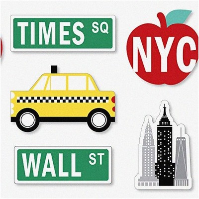 24 Cityscape Cut-Outs for Big Apple Bash