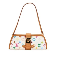Louis Vuitton Shirley Monogram Multicolor Shoulder Bag Women White One Size